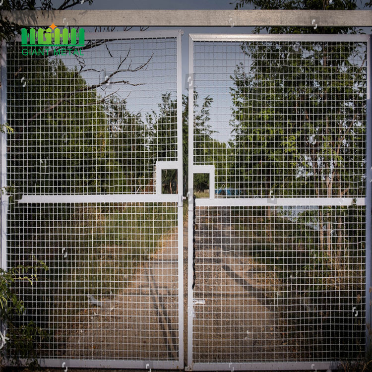 Hot dipped galvanized fence gate