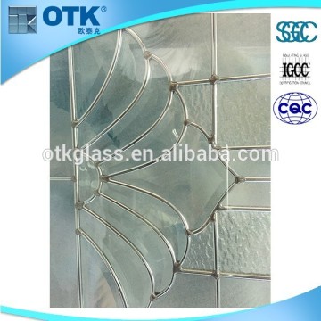 High Quality Clear Laminated decorative clear glass ornaments