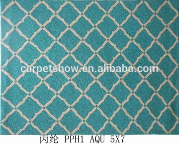 hand hook outdoor rug, garden rug