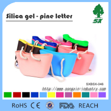 Silicone Waterproof Outdoor Beach Bag Handbag