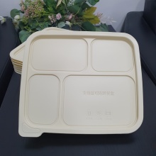 biodegradable disposable lunch box with lid cornstarch-based