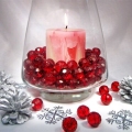 Perles en cristal acrylique de vente chaude pour le décor de mariage