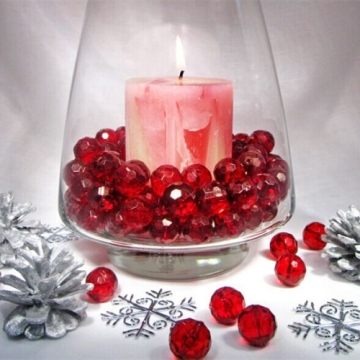 Decorative Glass Gems for Christmas Table Scatters