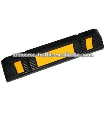 Traffic rubber wheel stopper/safety car stopper