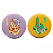 Customized 32mm Round Fridge Magnets - Small Refrigerator Souvenirs