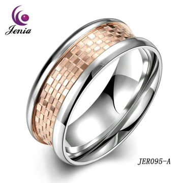 Jenia Best Sale Men Rings Cool Style Plated Rose Gold Rings For Fashion Men