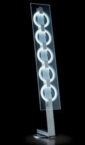 Glass stand lamp