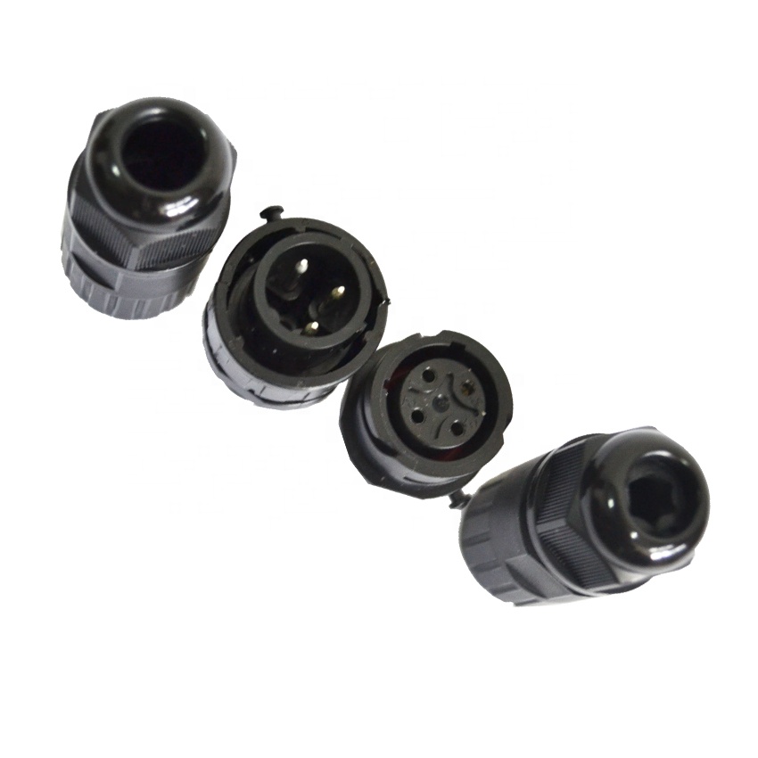 2pin 3pin 4pin M20 Outdoor quick release waterproof connector male female electrical power connector