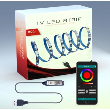 TV LED STRIP 5050 tableau noir 5V30 lumière bluetooth