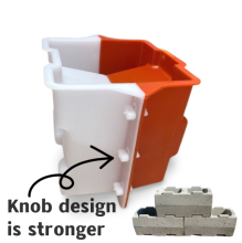 Wholesale PVC Mold for Interlocking Concrete Paver Blocks