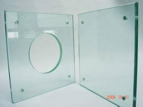 Hot Sell 6-7mm u channel partition wall showerroom frame shape glass