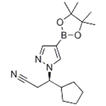 (R) -3-Cyclopentyl-3- (4- (4,4,5,5-tetraMethyl-1,3,2-dioxaborolan-2-yl) -1H-pyrazol-1-yl) propannitril CAS 1146629-84 -6