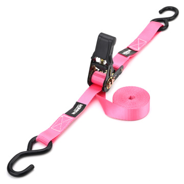 25mm inch Ratchet Strap With Rubber Handle 4pk
