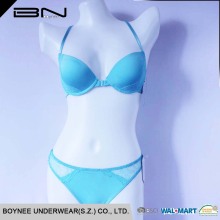 Custom make women underwear polyamide bra and panties set