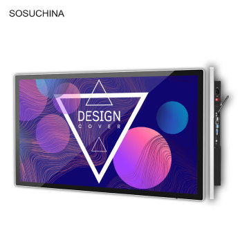 advertising player with newsrack lcd player totem