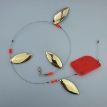 27 Inch Lake Trout Troll Kokanee Trolling Spoon Blades Flasher