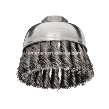 65mm diameter twisted knot wire bowl shape brush