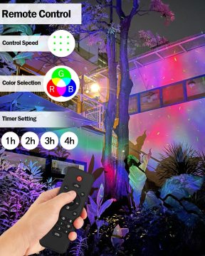 2024 Top Firefly Garden Lights Star Projector Laser Christmas Lights