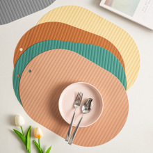 High Temperature Silicone Insulation Mat Household Oval Placemat Ironing Mat