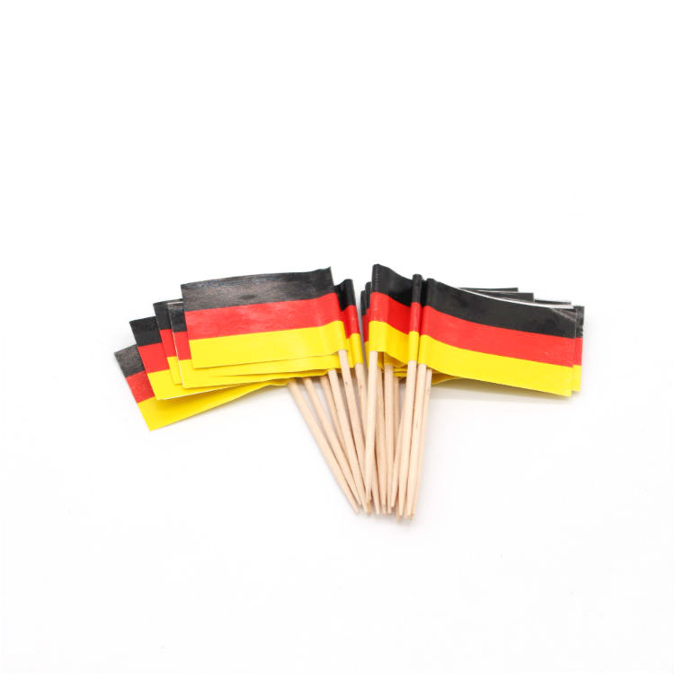 Disposable Party Decoration Food Stick World Toothpick Flag Custom Picks