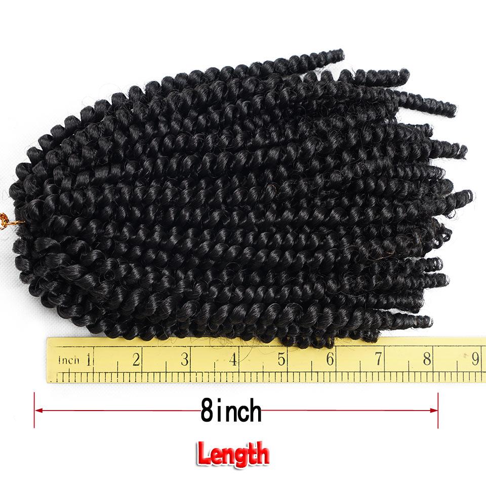 Crochet Braids Hair Extensions Synthetic Spring Twist Fiber Bulk Jamaican Bounce Crochet Braiding Hair