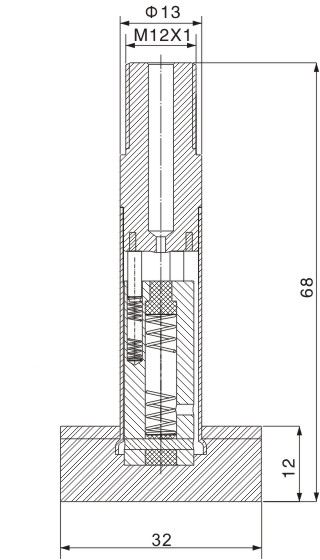 Dimension of BAPC313040014 Armature Assembly: