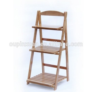 New style wood bamboo flower rack