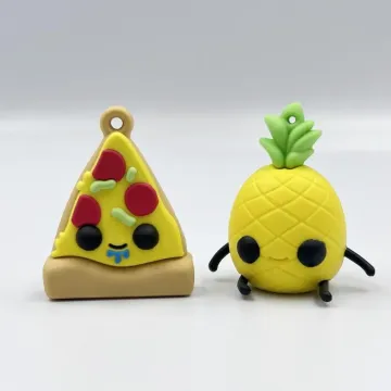 Брелок с 3D-мультфильмом из ПВХ