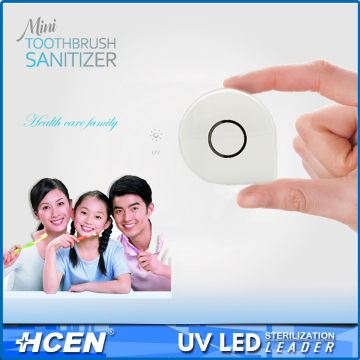 2017 household USB chargeable uv led toothbrush disinfection sterilizer box