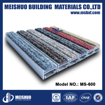 Indoor recessed dustproof aluminum matting systems