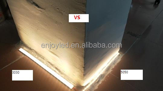 High power flexible wall washing waterproof lamp with low-voltage 24V lens 3030 bendable back lighting strip