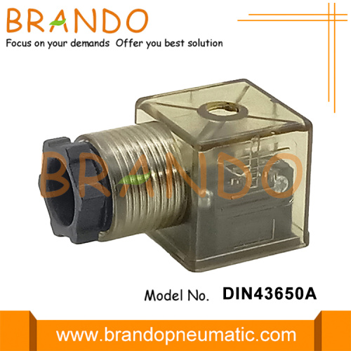 MPM bruine solenoïde klepconnector EN 175301-803