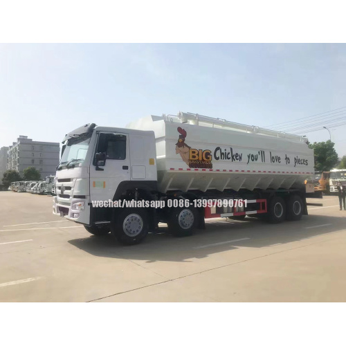 SINOTRUCK HOWO 8X4 40m³ 22ton Bulk Feed Delivery Truck