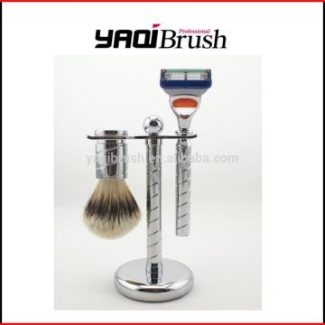 mens shaving kit sets;razor and brush stand;shaving brush set