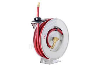 Small Spring Driven Air And Water Hose Reel , Four Directio