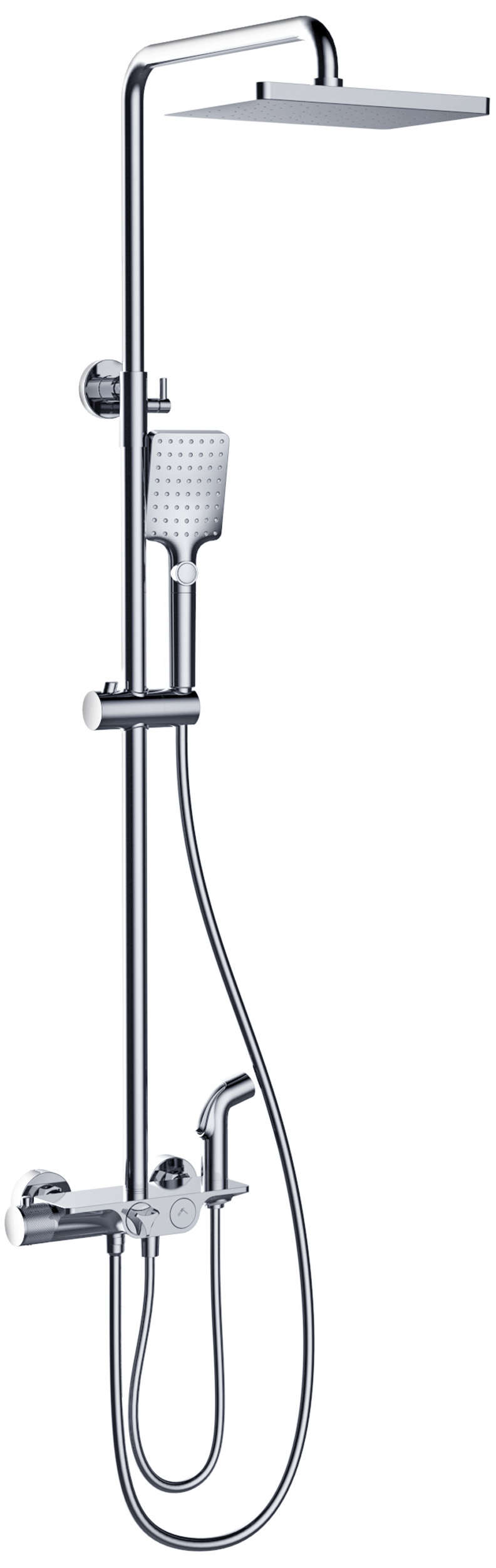 Wall Mounted Brass Thermostatic Shower mixer