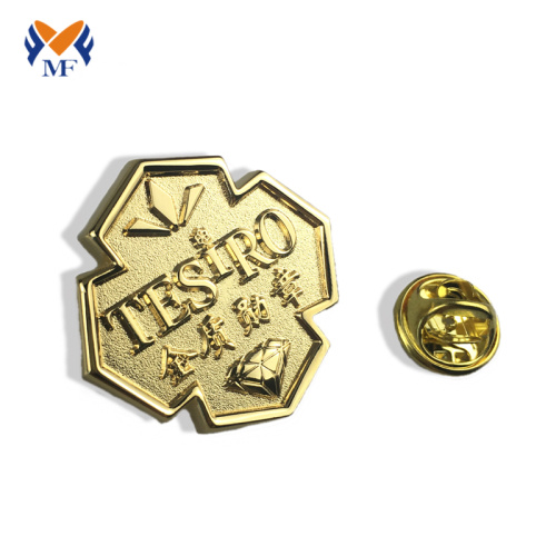 Customized Gold Metal Logo Cheap Badges