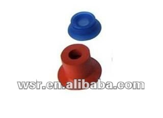 Molded silicone rubber bushing