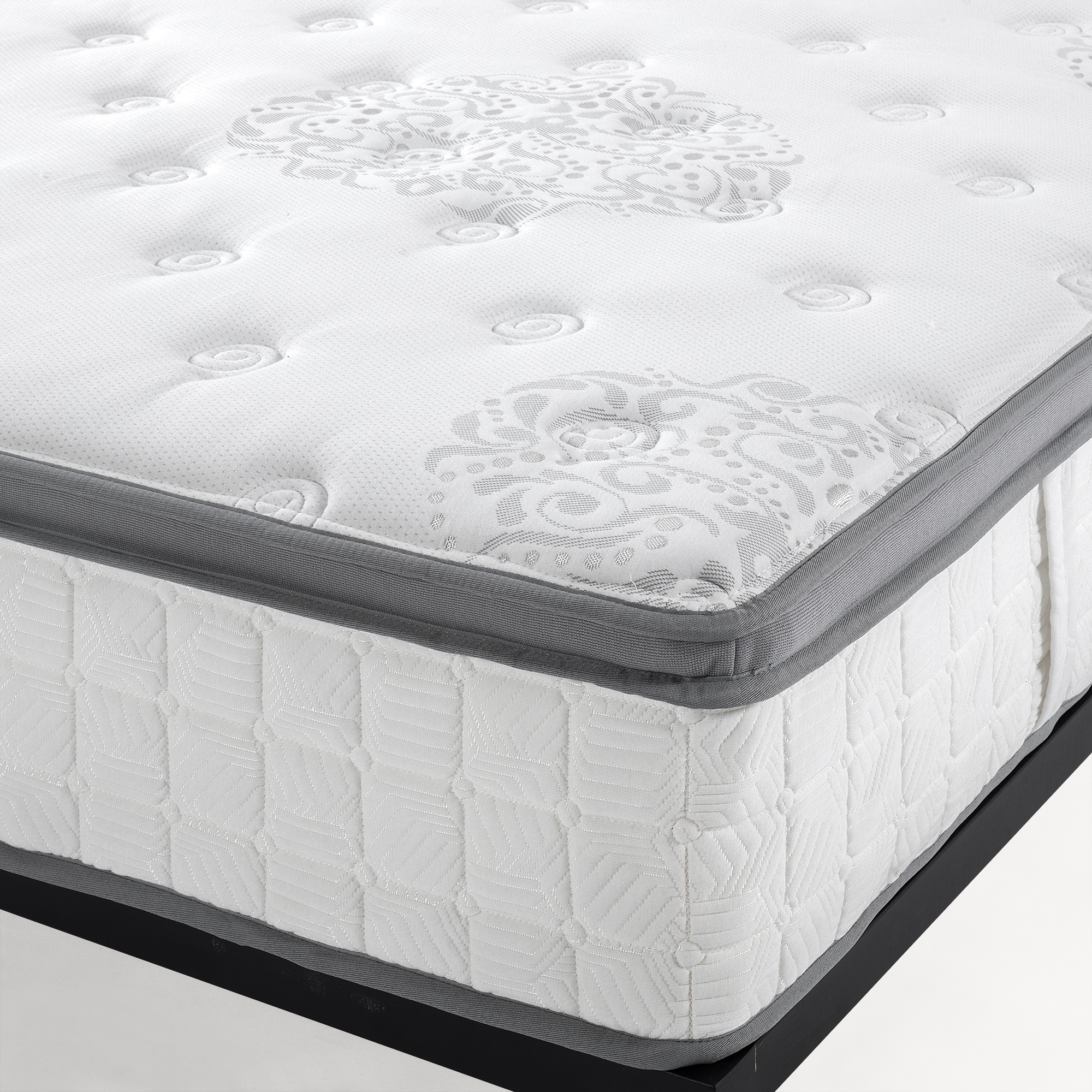 O colchão de mola de bolso superior eurp enrolou em uma fábrica de caixas de alta qualidade ortopédico euro superior de bolso de bolso de mola 4 Eurp Top Pocket Spring Mattress Rolled in a Box Factory High Quality Orthopedic Euro Top Pocket Spring Mattress4