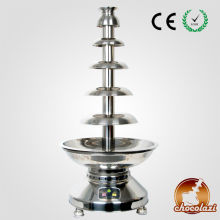 CHOCOLAZI ANT-8110 Auger 6 tiers 304 stainless steel commercial nostalgia chocolate fountain