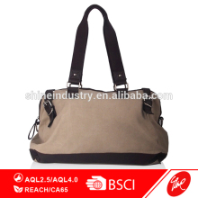 Wholesale Khaki Canvas Weekend Bag