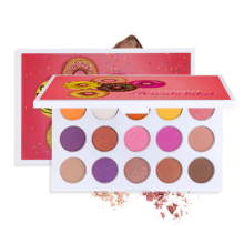 15-Pan White Round Eyeshadow Palette Packaging & Pigment Guide