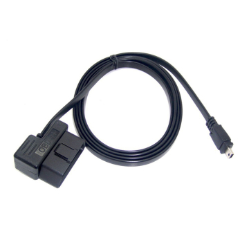 OBDII to Mini USB FLAT Cable 2m for HUD5.5 Head-Up Display