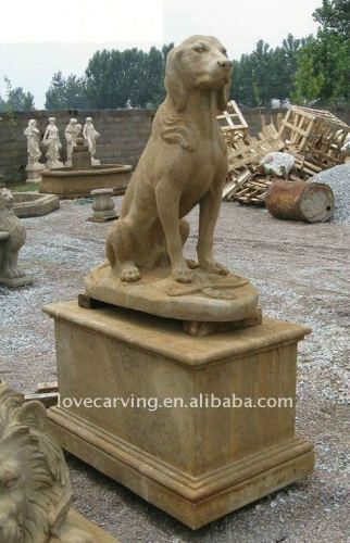 dog statue sculpture