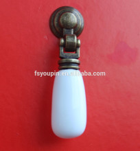 Ceramic Pendant Drawer Knob and Furniture Pendant Pull for cabinet and closet