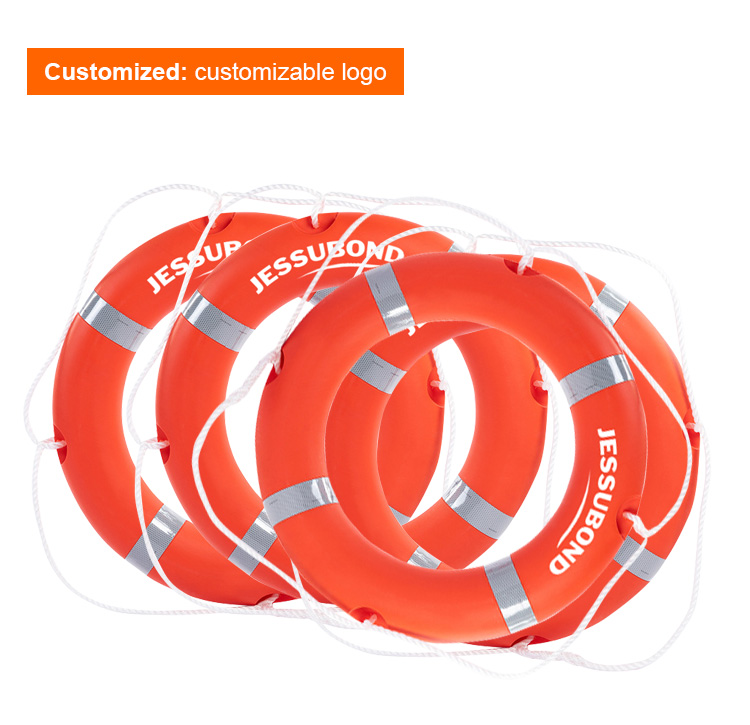 71CM High Quality Swimming Pool Saving Equipment Orange Safety Foam Lifebuoy