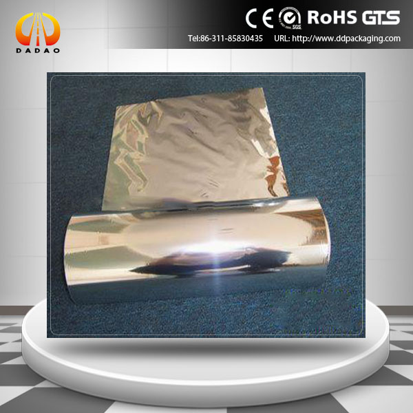 Both-side Metallic polyester film with high barrier