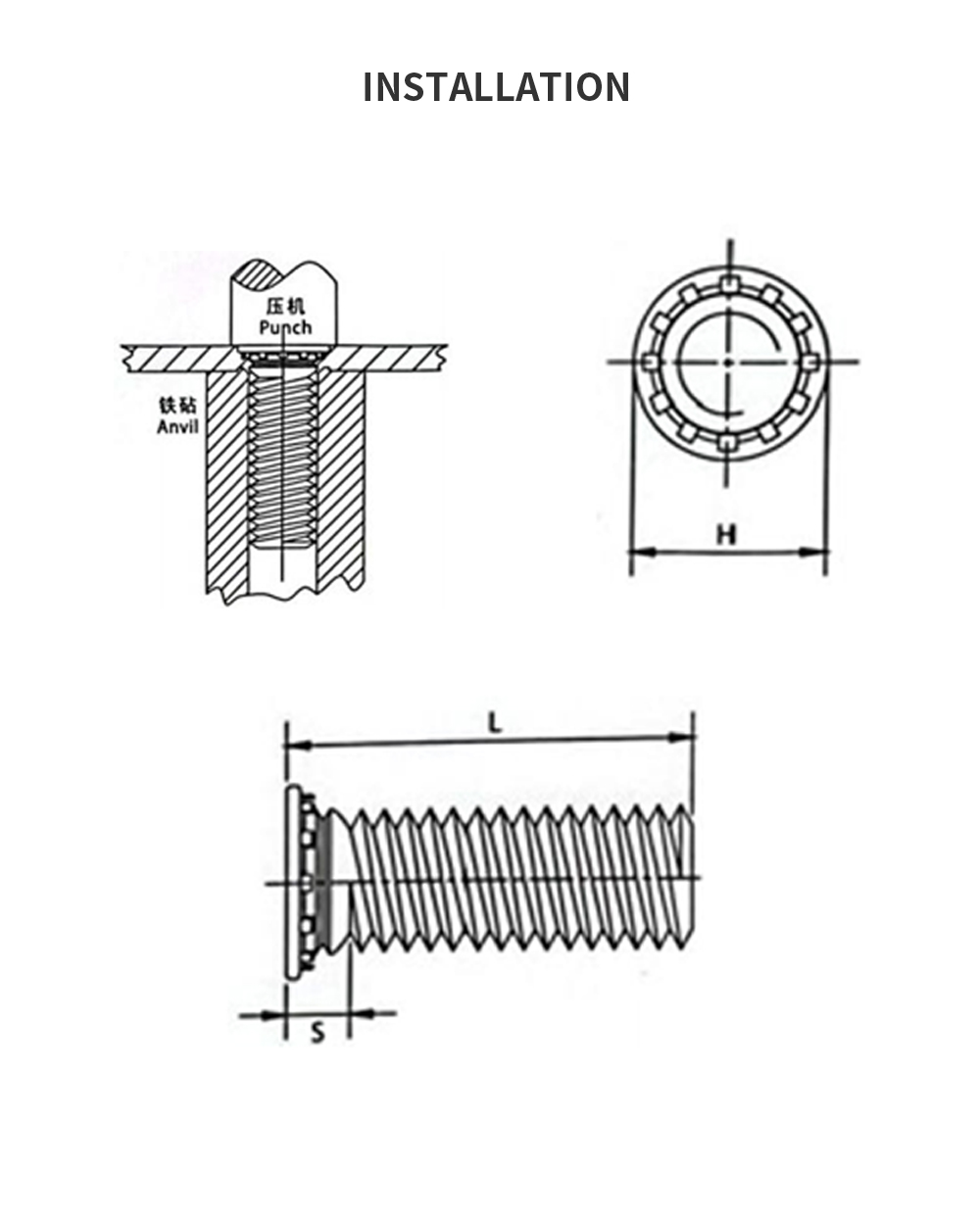 Self Clinching Screw