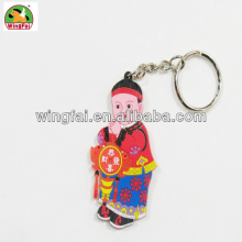 Chinese boy EVA key ring