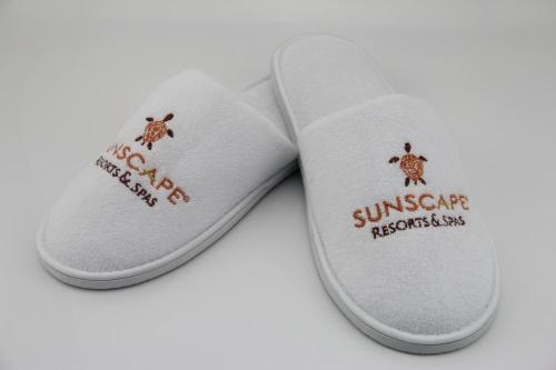 White Spa And Hospitality Slippers Cheap
